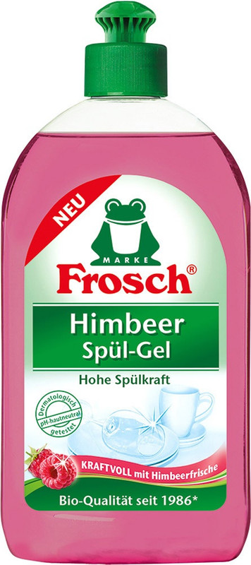 Бальзам для ручного миття посуду FROSCH Малина 0,5л